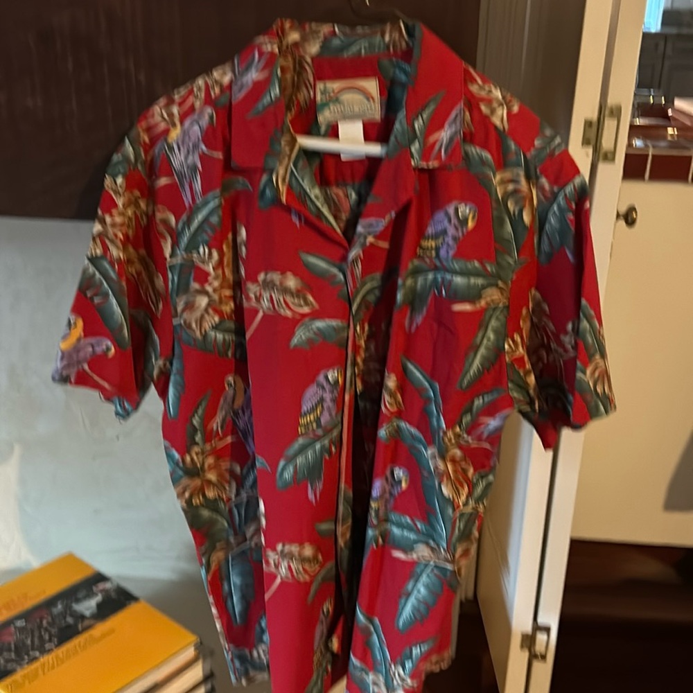 2 vintage Paradise Found Hawaiian shirts - never worn.
